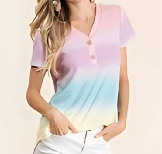 Bombom - Multicolored Tee Top