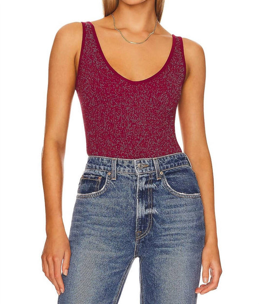 Free People - Lurex Solid Rib Top