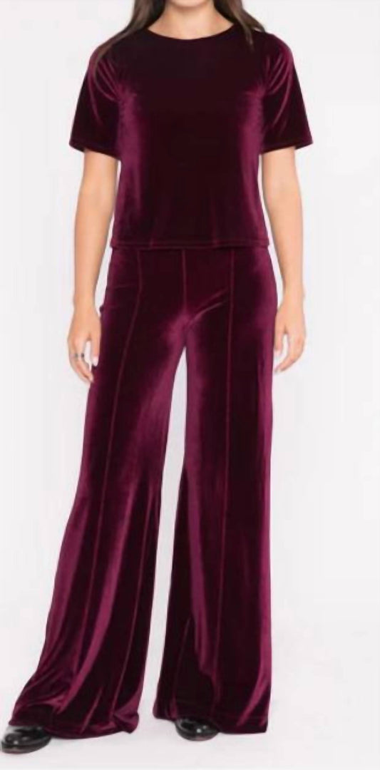 Ripley Rader - Velvet Wide Leg Pant