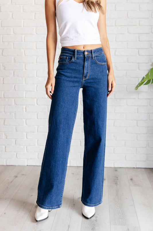 Judy Blue - High Rise Vintage Wide Leg Jeans