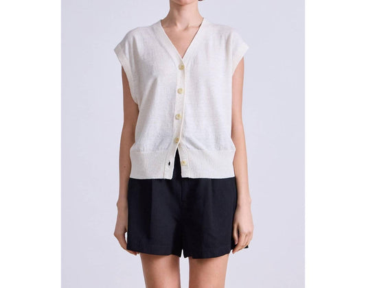 Apiece Apart - Fine Weight Cropped Vest
