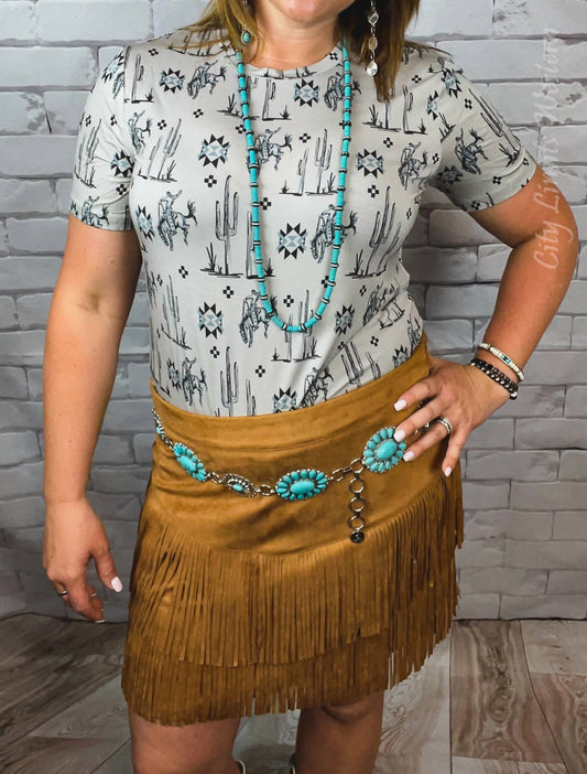 Sterling Kreek - Fort Worth Fringe Skirt