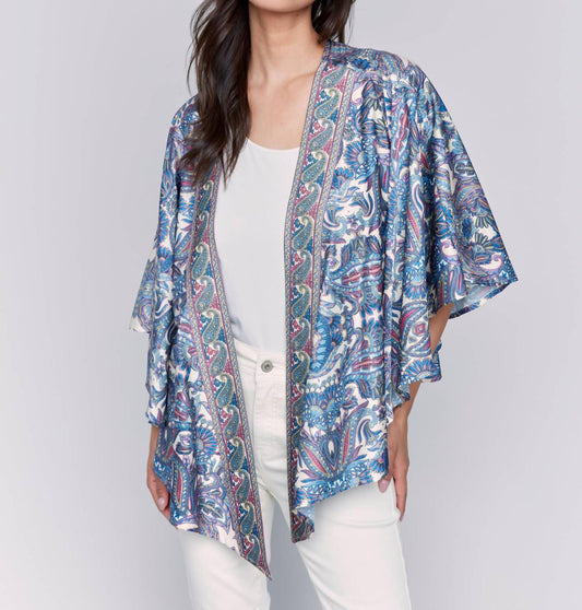 Charlie B - Printed Satin Kimono