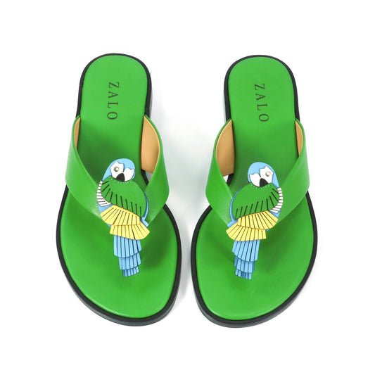 House Of Zalo - Women's Patty Parrot Sandal