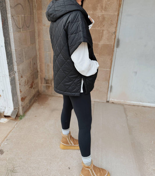 Deluc - Women's Otis Puffer Poncho Top