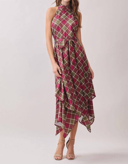Tcec - The Olivia Plaid Dress