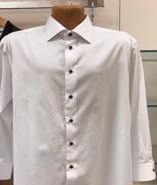 Eton - Men's Cotton-twill Contemporary-fit Dress Shirt