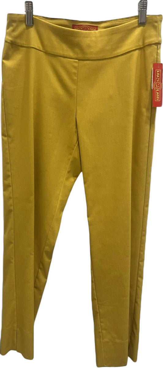 Krazy Larry - Pull On Slit Hem Wide Ankle Pants