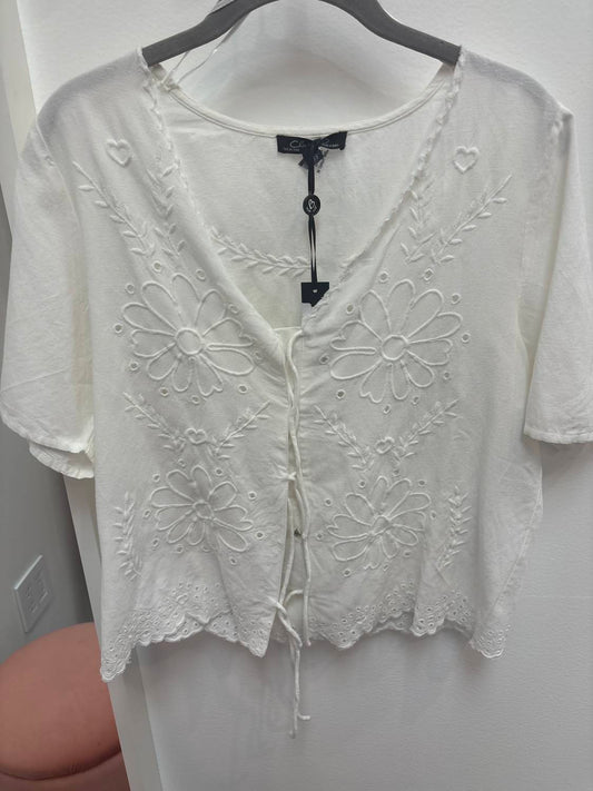 Charlie B - white eyelet