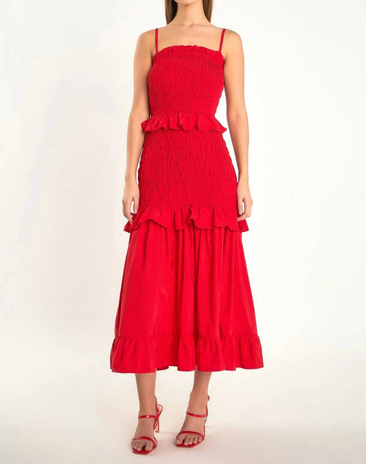 Endless Rose - Lilah Smocked Maxi Dress