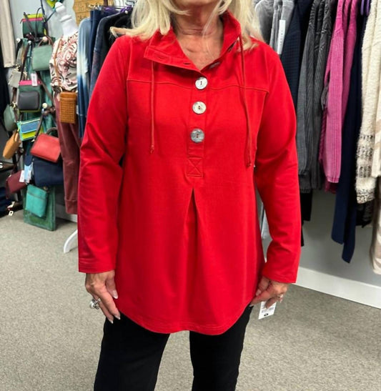 Lulu-B - Button Down Sweatshirt