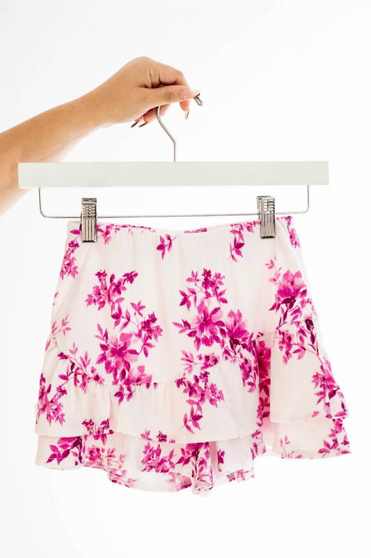 Tweenstyle - Tweens Toile Ruffle Skort