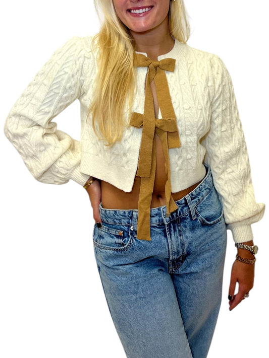 Storia - Autumn Bow Tie Sweater