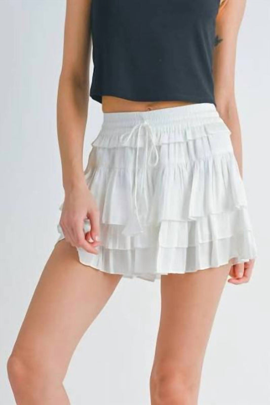 Reset By Jane - Tiered Ruffle Skort