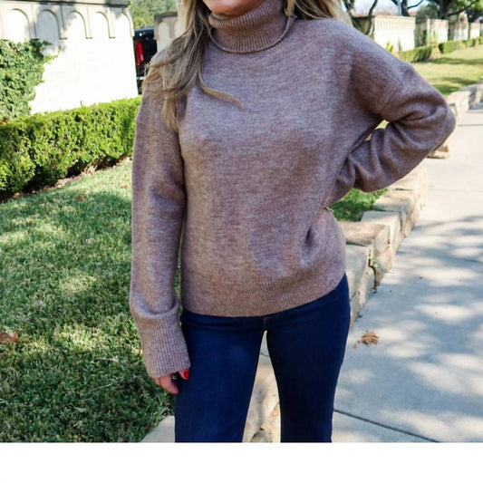 Miou Muse - Keep It Cozy Turtleneck Sweater