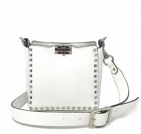 Inzi - Women's Studded Crossbody Bag