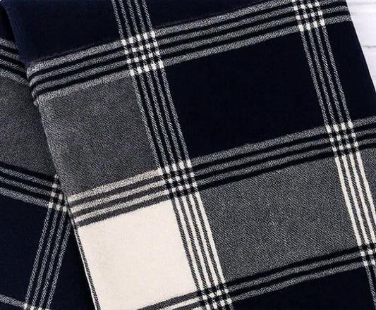 Leto Collection - Oversized Flannel Tassel Scarf