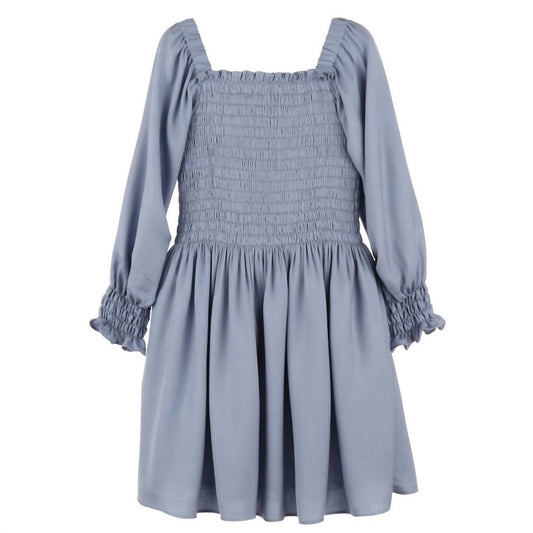 Gabby - Girl's Smocked Peasant Dress