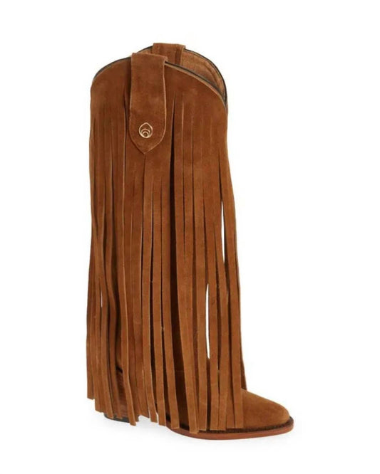 Brother Vellies - Women's Atlas Fringe Western Boot