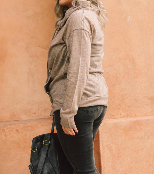 Luxe Velvet Spots Hoodie