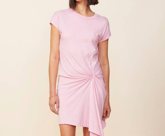 Monrow - Women's Tucked Front Tee Shirt Dress