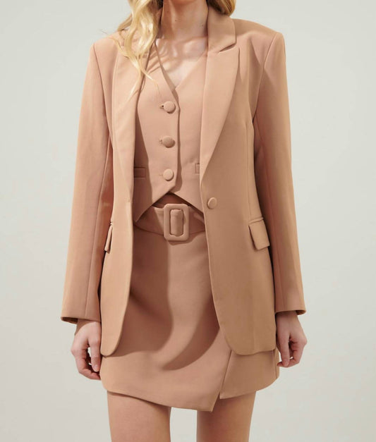 Sugarlips - Chelsea Fitted Notch Lapel Blazer