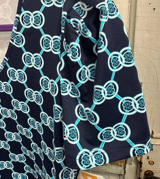 Lulu-B - Women's Gathered Short Sleeve Dress