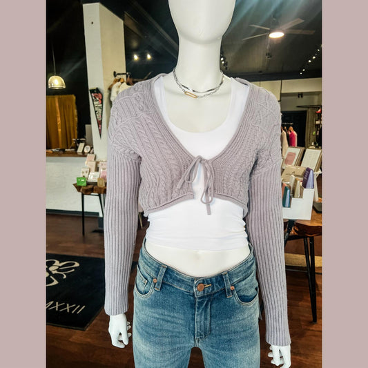 Frye - Women's Mix Crop Stitch Cardigan