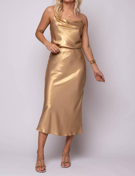 Current Air - SILK BIAS CUT SKIRT