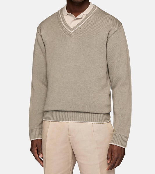 Boggi Milano - Cotton & Wool V-neck Sweater