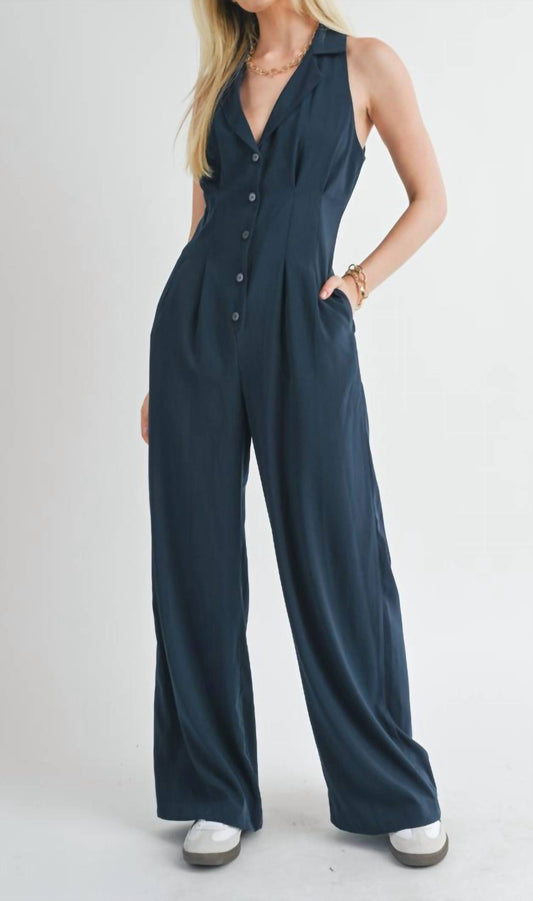 Sage The Label - Finest Touch Halter Jumpsuit