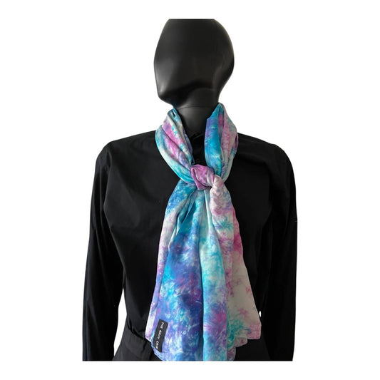 The Gray Crab - Hand-Dyed Silk Scarf