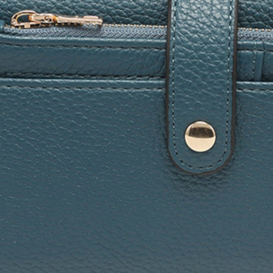 Jen & Co. - Women's Macy Vegan Snap Wallet