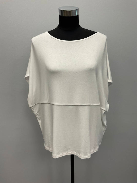 Hubert Gasser - White monili trimmed top