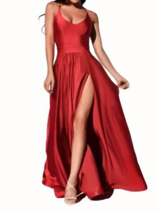 Jessica Angel - High Slit Jersey Gown