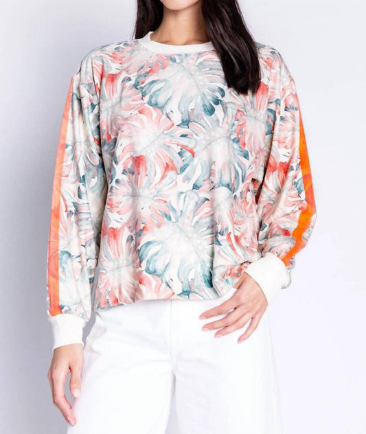 Pj Salvage - Tropic Like It's Hot Long Sleeve Lounge Top