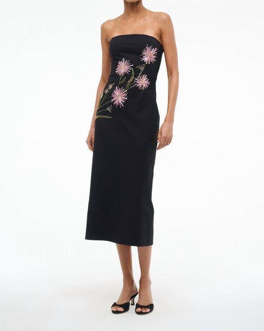 Staud - Brooke Strapless Midi Dress