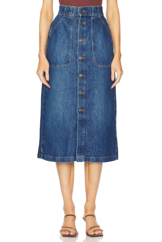 Frame - Modern Pocket Midi Skirt