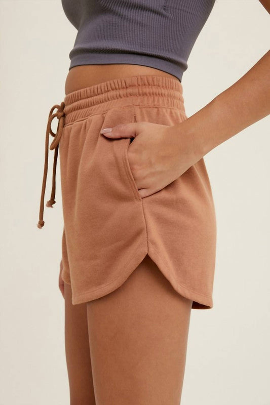 Wishlist - French Terry Dolphin Hem Shorts