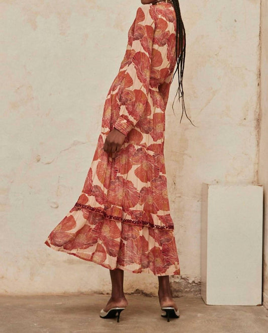 Nekane - Floral With Lurex Dress