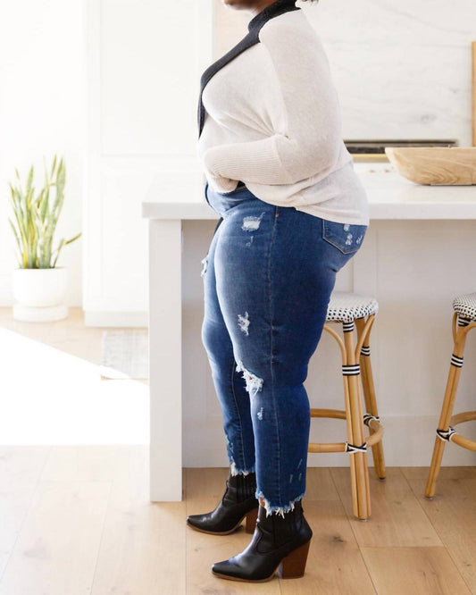 143 Story - Can't Touch This Sparkle Color Blocked Sweater