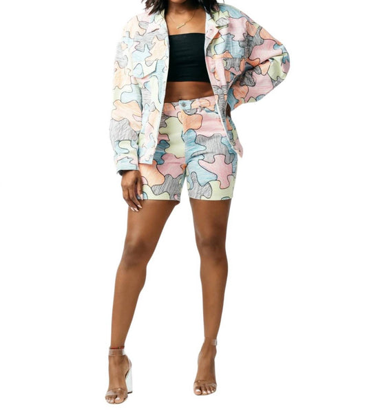 Signature8 - Jean Short Set