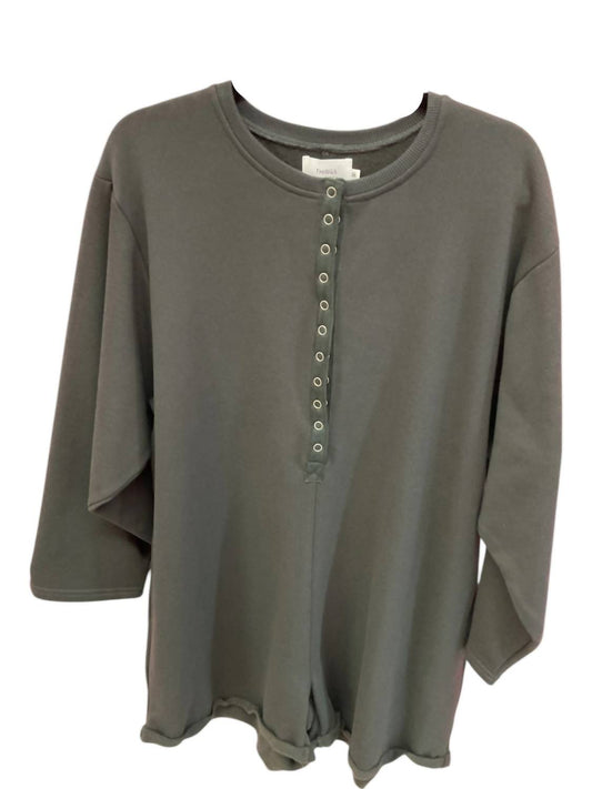 Things Between - Oversized Sweatshirt Romper