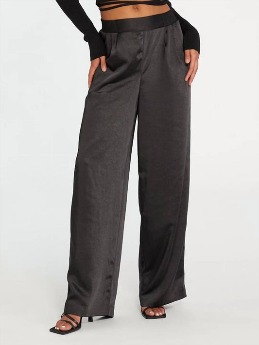 Sanctuary - MARGOT SATIN WIDE LEG PANT