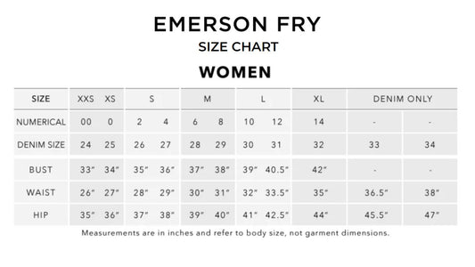 Emerson Fry - Perfect Wide Leg Jeans