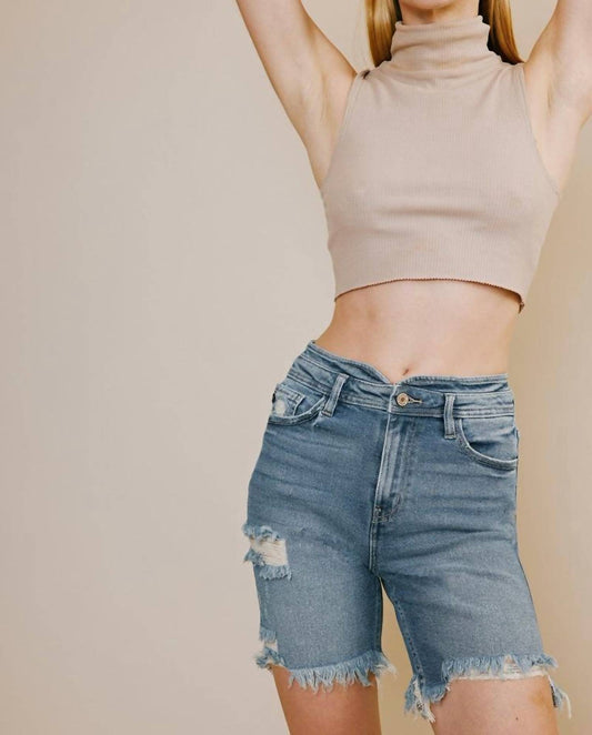 HIGH RISE BERMUDA SHORTS