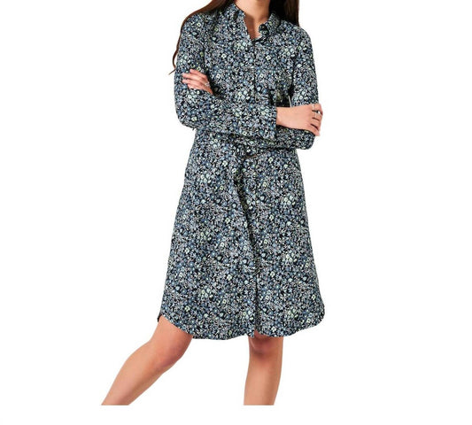 PETIT FLEUR PRINT KAJA SHIRT DRESS