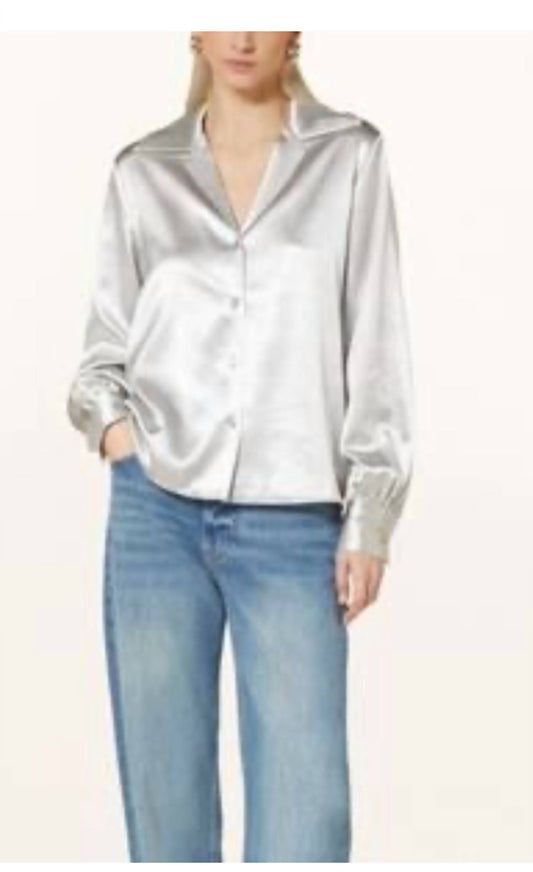 Bella Dahl - Silver button up Shirt