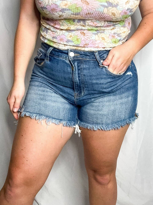 Risen - High Rise Denim Short