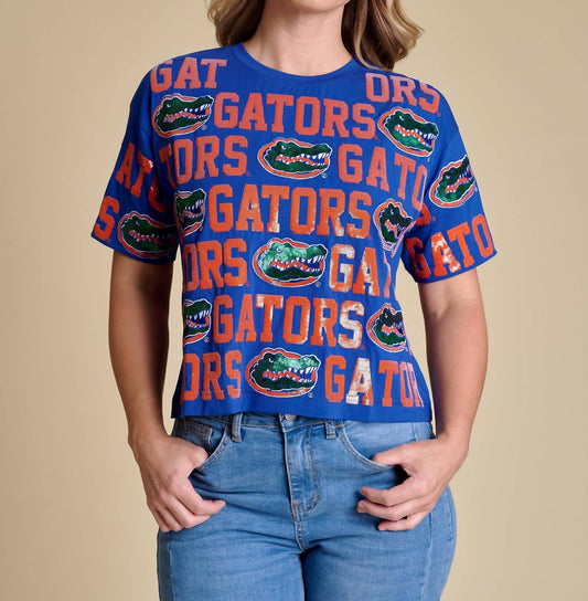 Stewart Simmons - The Sequin Repeat Tee Florida